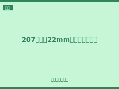 207系列（22mm印制板焊接式）