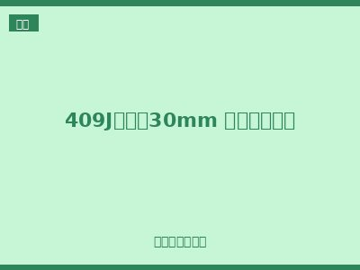 409J系列（30mm 螺钉安装式）