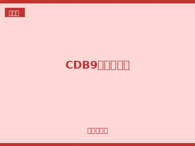 CDB9小型断路器
