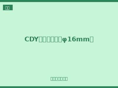 CDY系列蜂鸣器（φ16mm）