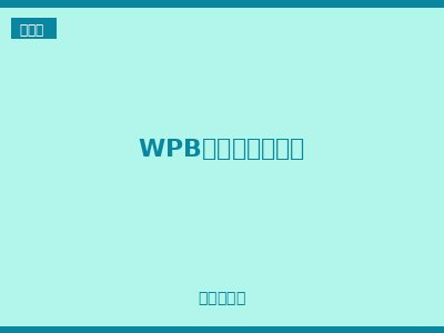 WPB系列线缆防水盒